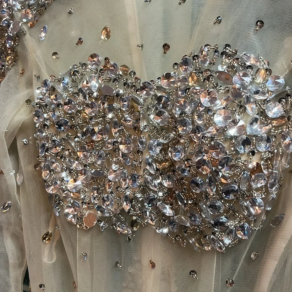 JOVANI bejeweled dress 00 - Picture 2 of 3